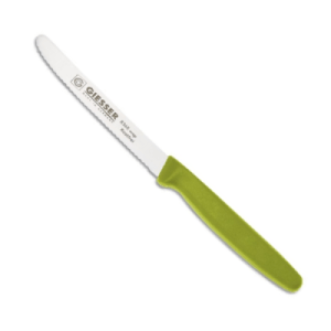 Nôž univerzálny vrúbkovaný 11 cm - limetková