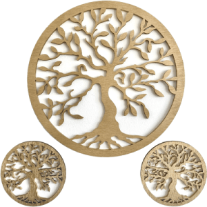 Set drevených dekorácií "Strom života"