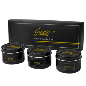 Luxusný set vonných sviečok Gracio Luxury candle set