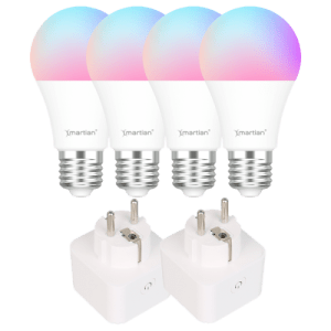 Set smart zásuviek a LED žiaroviek Xmartian BP60