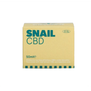 Krém na tvár s obsahom CBD zo slimákov